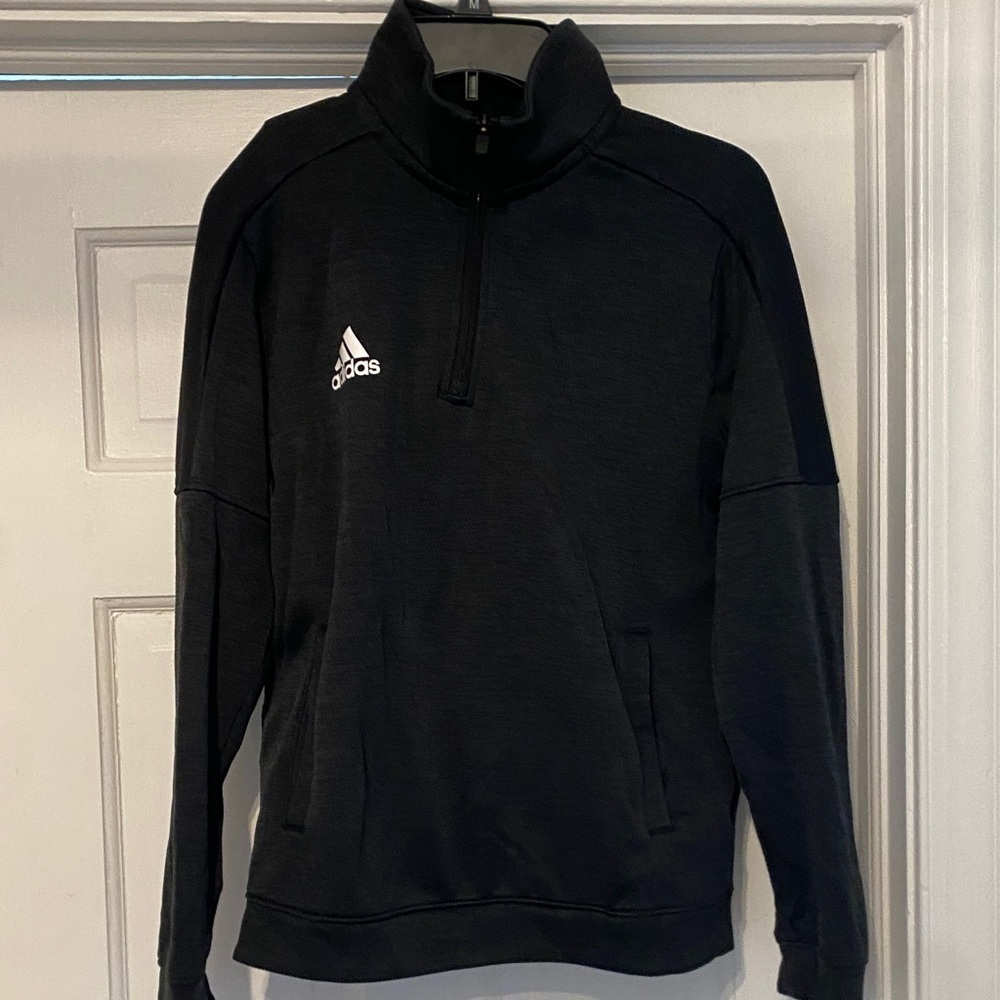 Adidas Black Half-Zip Pullover